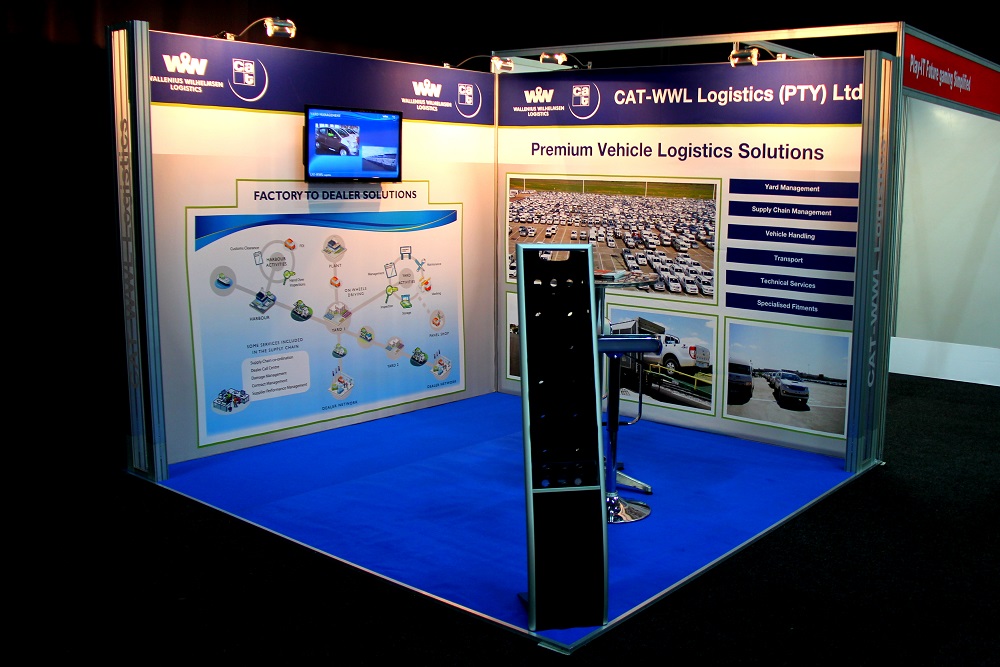 Exhibition Stands: CAT-WWL Logistics, SAAW 2014 Exhibition Stands: CAT-WWL Logistics, SAAW 2014